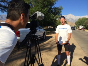 Badwater.Billy interview pre-race.Colin