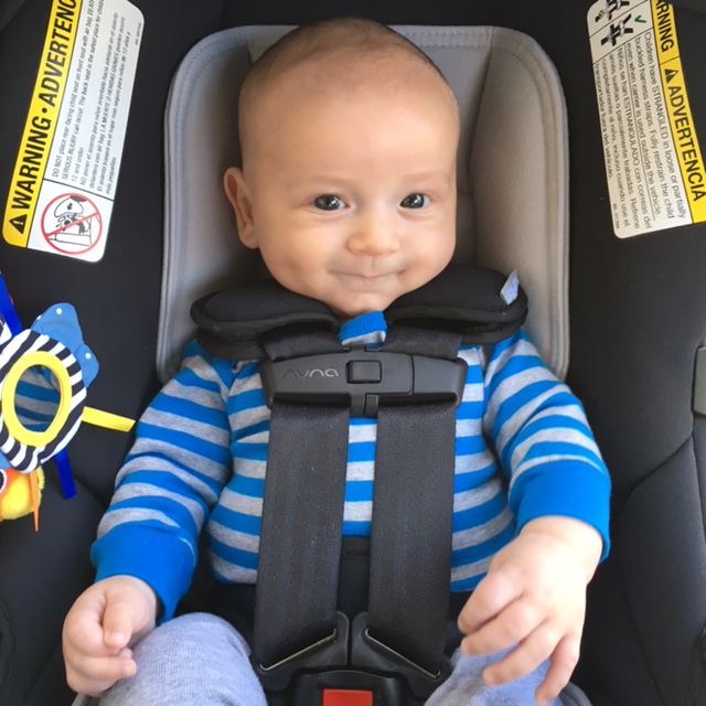 Chase in stroller flirting